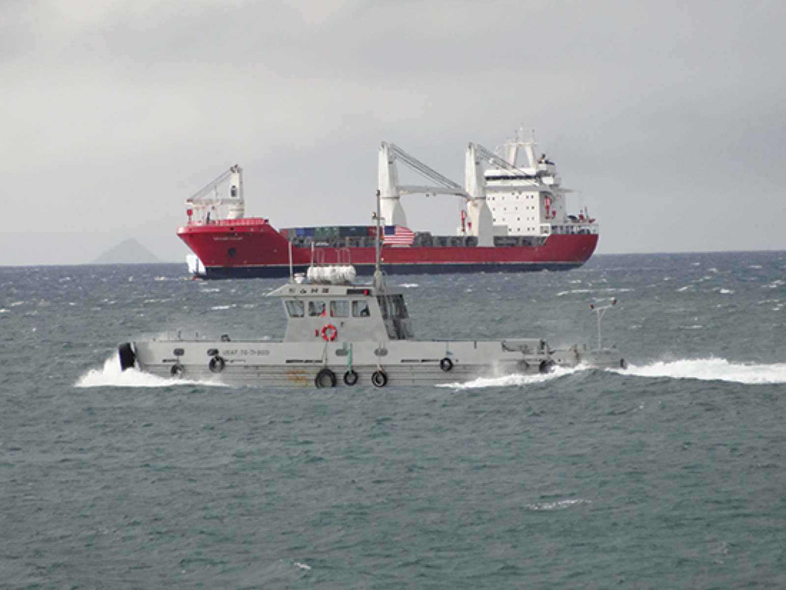 Container port connecting major international trade routes